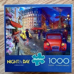 Night & Day Puzzle - A Stroll In Paris 1000 piece puzzle 🧩
